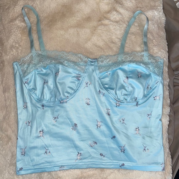 Blue Floral Cami - Picture 3 of 4